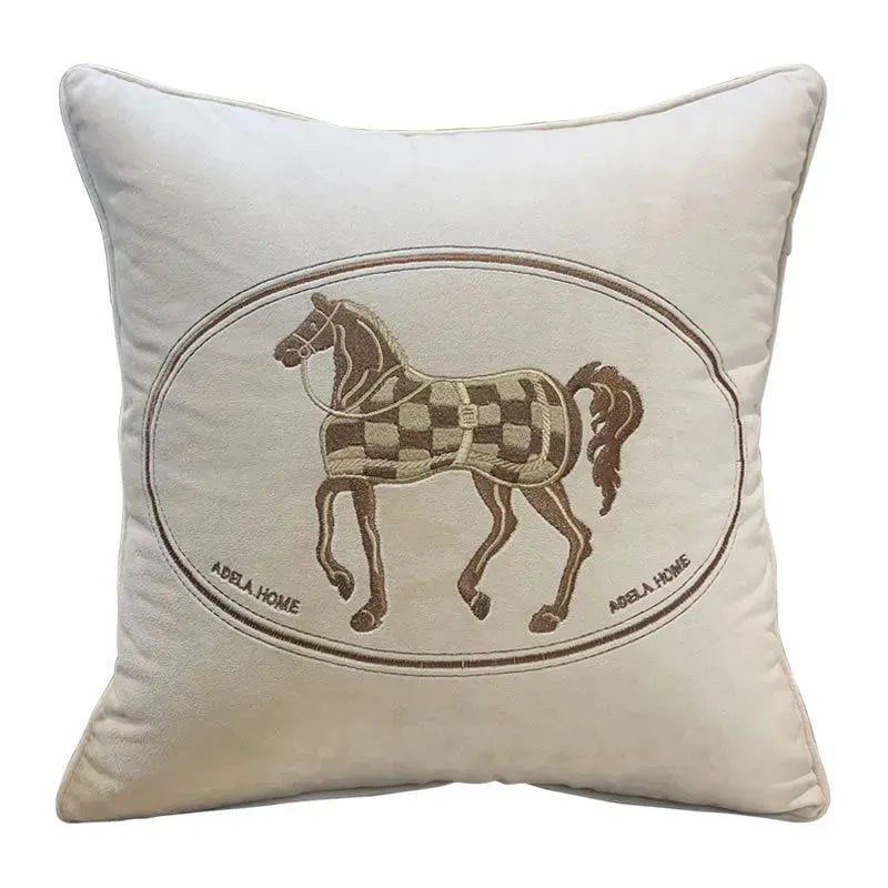 Fashion Simple Hot Stamping Embroidery Cushion Pillowcase - Bellarte Enchanté Fashion Simple Hot Stamping Embroidery Cushion Pillowcase